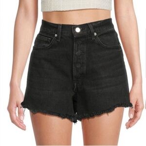 NWT‎ EB Denim Perfect Denim Shorts Black Sz 24 $220